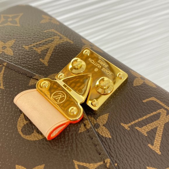 Louis Vuitton Pochette Métis Monogram Coated Canvas Crossbody Bag - Picture 8 of 9